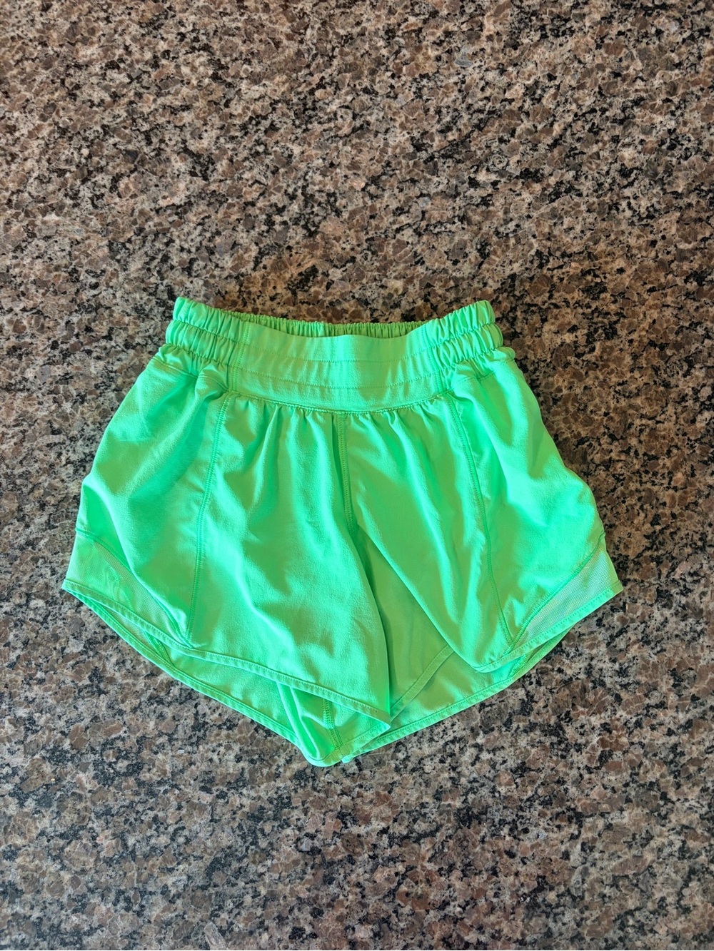 lululemon athletica Neon Green Women's Running Shorts